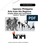 Contemporary Philippine Arts From The Regions: Artistic Skills and Techniques