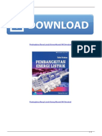 Pembangkitan Energi Listrik Djiteng Marsudi PDF Download PDF
