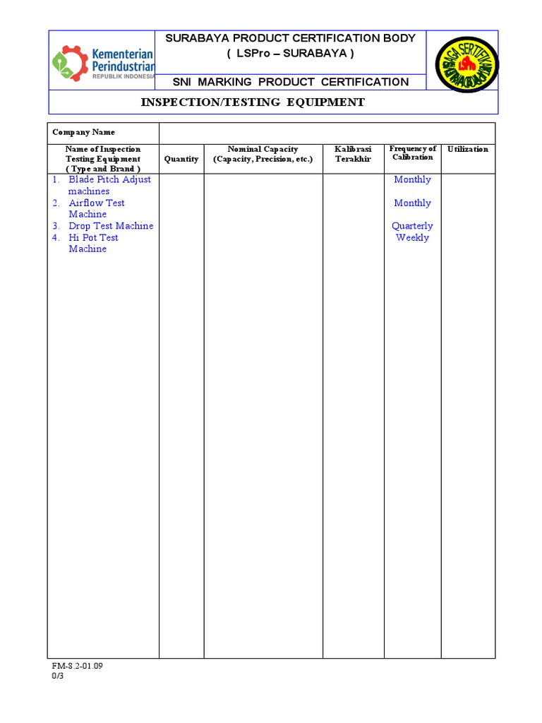 9 - Inspectiontesting Equipment | PDF | Computers | Technology ...