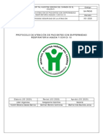 SA PRO05ProtocoloAtencindePacientesconEnfermedadRespiratoriaAgudayCovid19 PDF