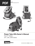 Power Take-Offs Owner's Manual: Ford "F" Series 247, 249, 249V Series