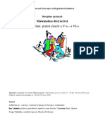 Curriculum Matematica Distractiva Clasa 5 6 PDF