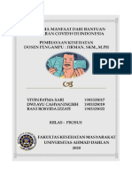 Penerima Manfaat Dari Bantuan Anggaran COVID19 Di Indonesia