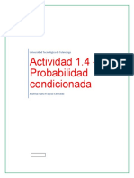 Actividad 1.4 - Probabilidad Condicionada