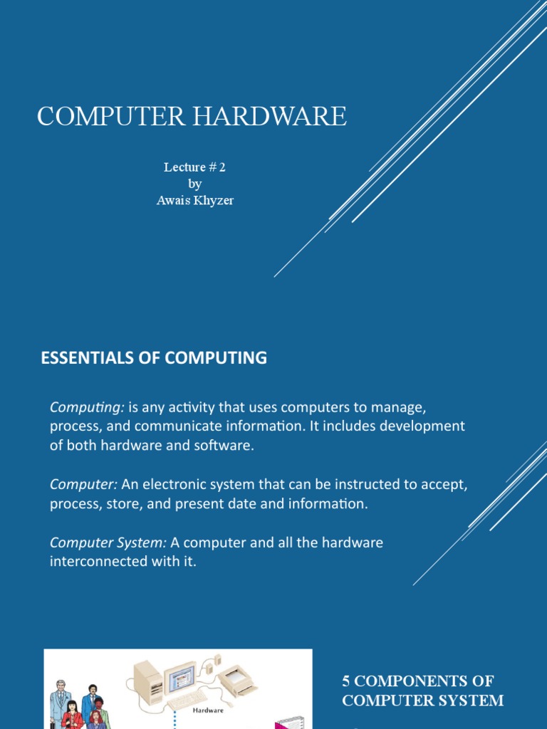 An Overview of Essential Computer Hardware Components and Their