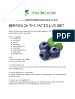 Berries On The Eat To Live Diet: Companion PDF To Video Published May 15, 2018