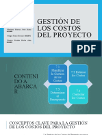 Gestión de Los Costos Del Proyecto