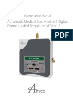 Automatic Medical Gas Manifold Digital Dome Loaded Regulator NFPA v1.5