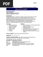 E6013 Data Sheet: ISO 9001:2015 REGISTERED | PDF | Construction | Welding