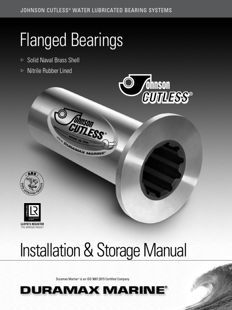 Flanged Bearings Installation & Storage Manual PDF Bearing
