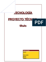 Plantilla Proyectos 4ESO