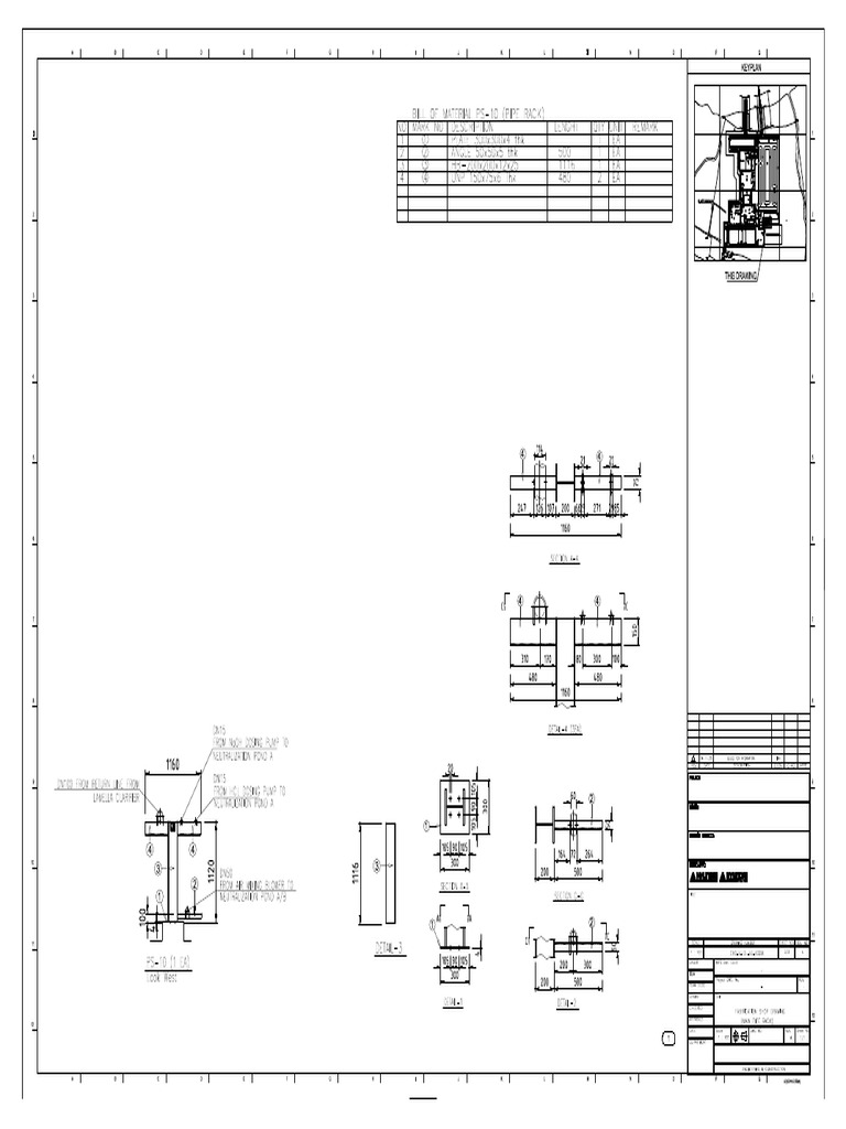 Neutralization Pond A From Naoh Dosing Pump To DN15: Keyplan | PDF | Nature
