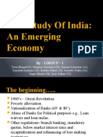Case Study of India: An Emerging Economy: By: Group - 1
