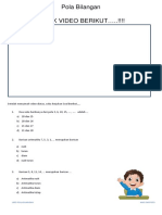 Pola Bilangan Pert 2 (Barisan Aritmatika) PDF