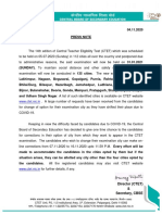 Ctet Press Note 04.11.2020 Eng PDF