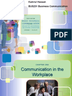 Communication in The Work Place