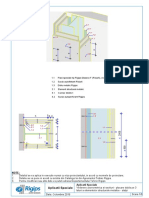 Vederere axonometrica si sectiuni - placare dubla a elementelor structurale metalice