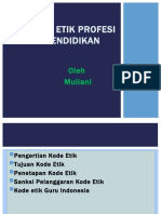 Kode Etik Profesi Pendidikan