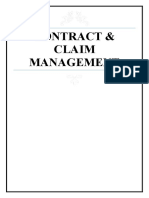 Contract & Claim Management