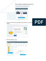 Cara Verifikasi Akun PTK