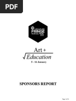 Download M1SFF11 Sponsors Report by The Necessary Stage SN48409689 doc pdf