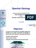 Spectral Geology: Lecture Series Presented by The of The