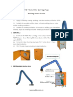 VHJ-T Series Welding Smoke Purifier Filter Cartridge