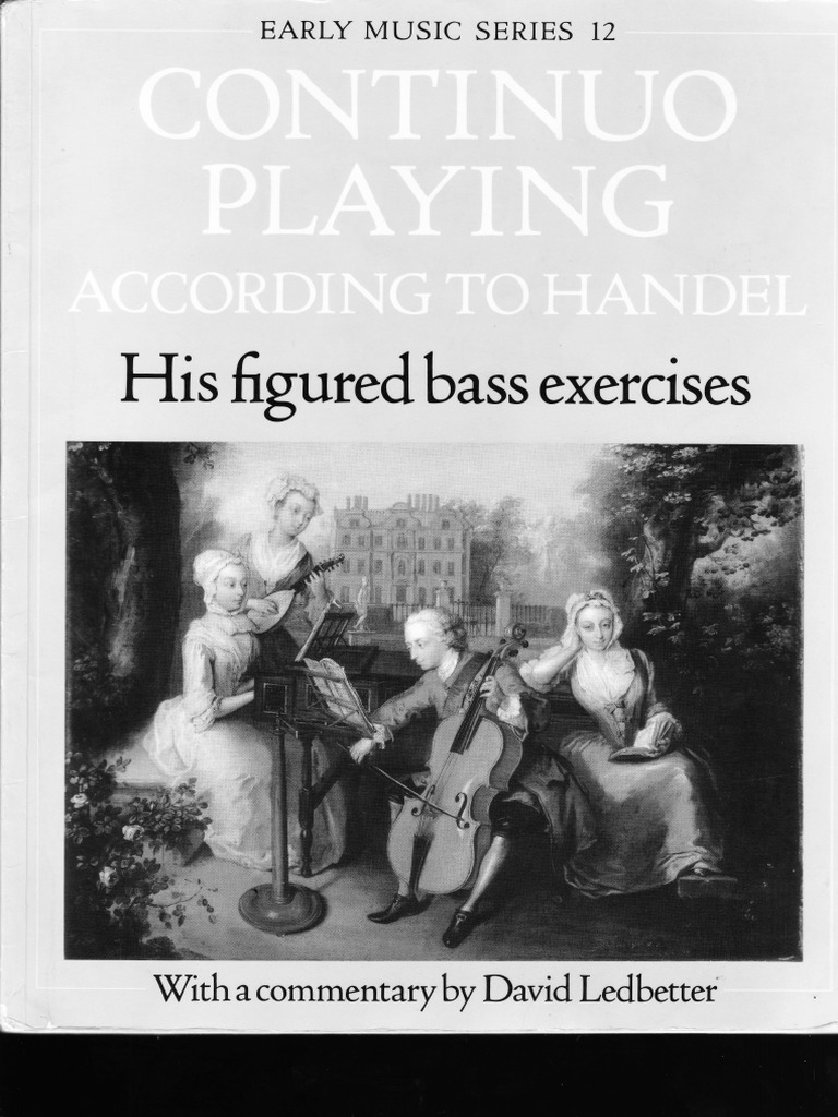 Figured Bass Haendel PDF PDF Chord (Music) Musical Notation