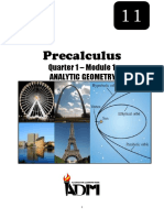 Precalcuus11 - Q1 - Mod1 - Analytic Geometry - Version1 PDF