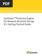 Symantec™ Protection Engine For Network Attached Storag 8.1 Getting Started Guide