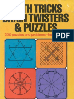 Math Tricks, Brain Twisters and Puzzles by Joseph Degrazia PDF Tam
