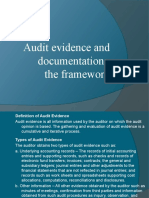 Audit evidence framework: key definitions and sources