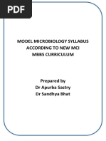 Model MBBS Syllabus (DR Apurba Sastry, DR Sandhya Bhat) PDF