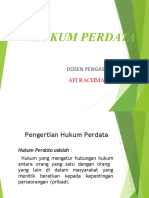 Materi AHDE Hukum Perdata