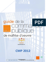 Guide Commande Publique de Maitrise D Oeuvre 13novembre 2012