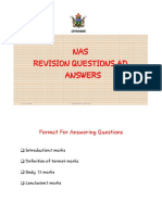 NAS REVISION QUESTIONS AND ANSWERS