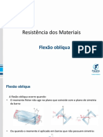 Flexão oblíqua e carregamento excêntrico