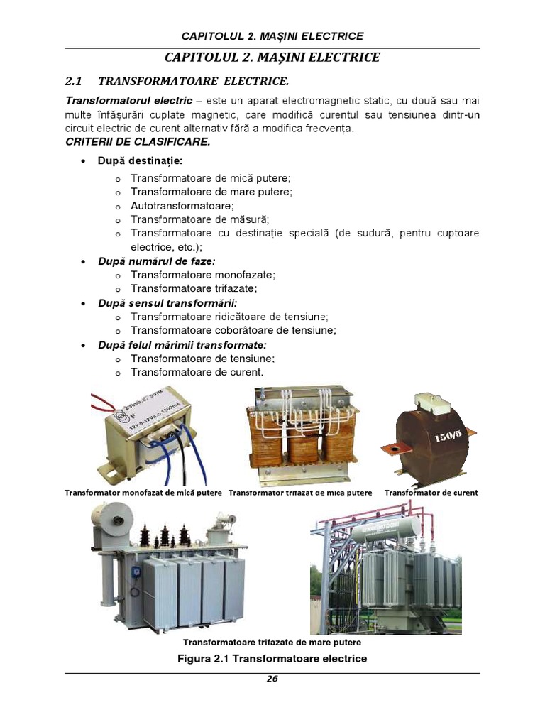2 1transformatorul-Electric PDF | PDF