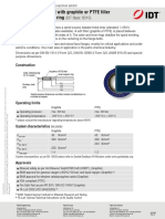 Spiral-Wound Gasket With Graphite or PTFE Filler With Inner and Outer Ring