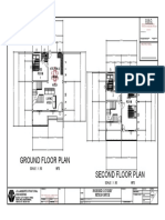 Ground Floor Plan Second Floor Plan: Kitchen & Dining Area BED Room 1