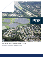 Solar Risk Assessment: 2019: Quantitative Insights From The Industry Experts