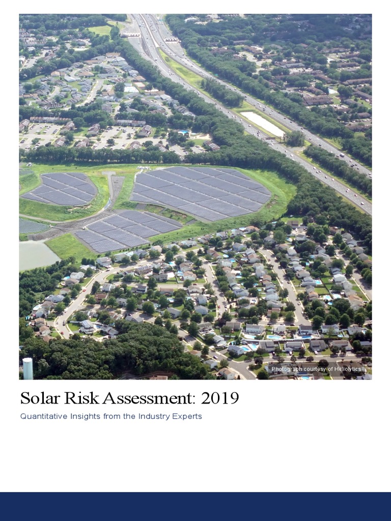 Solar Risk Assessment: 2019: Quantitative Insights From The Industry ...