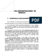 Principiul Descentralizarii Pe Servicii