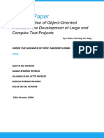 Review Paper: The Application of Object-Oriented Method in The Development of Large and Complex Test Projects