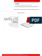 Satellite L840/020 PSK8LA-020007: Toshiba Recommends Windows 10