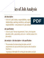 3. The Basics of Job Analysis