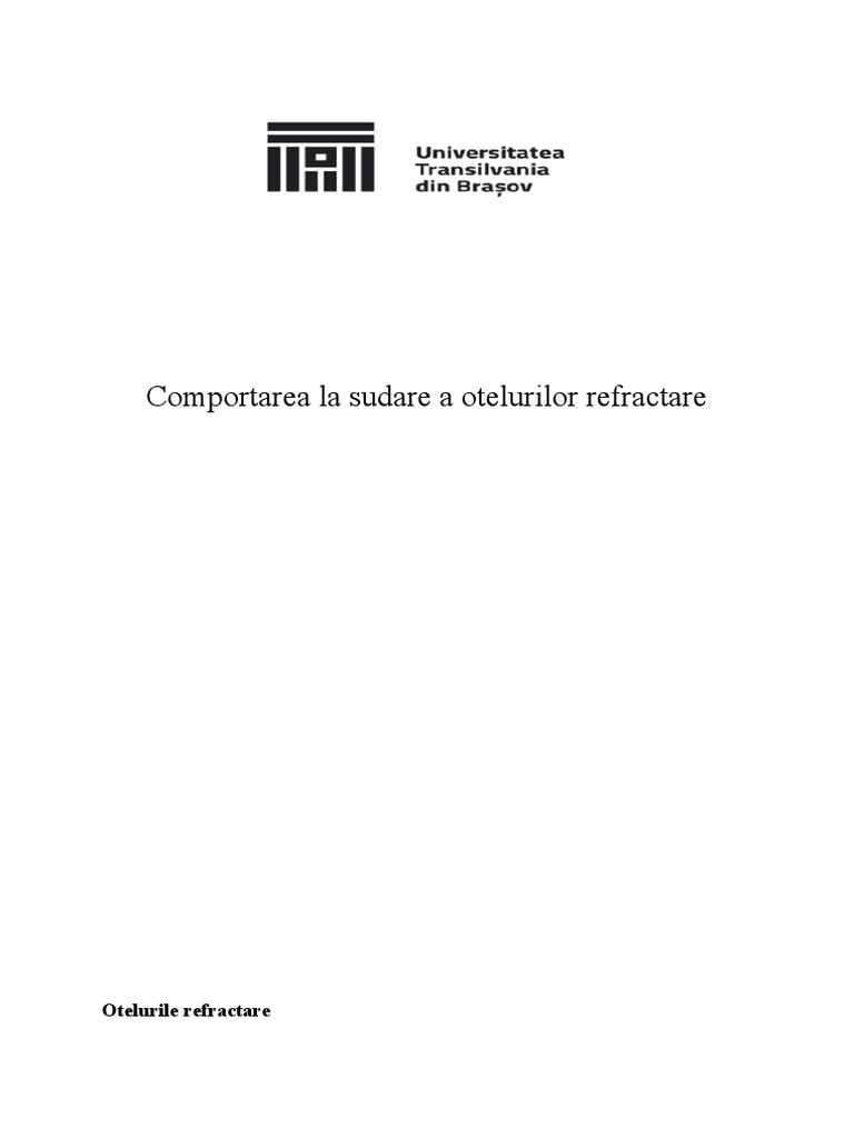 Otelurilor Refractare | PDF