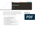 Oracle Banking Digital Experience Product List: Disclaimer: This Document Is For Informational Purposes