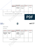 Productionschedule