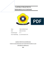 Laporan Praktikum Mikrobiologi Farmasi: Persiapan Alat, Media Dan Sterilisasi